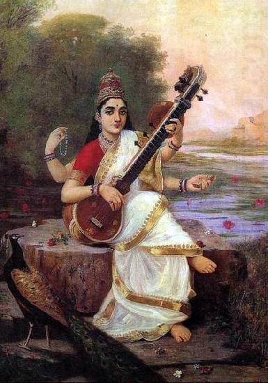 Goddess Saraswathi, Raja Ravi Varma